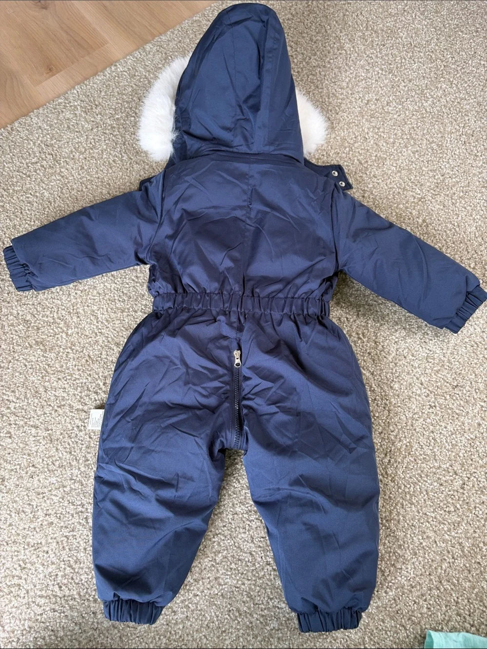 Navy Blue Toddler One Piece Snowsuit Size 2T